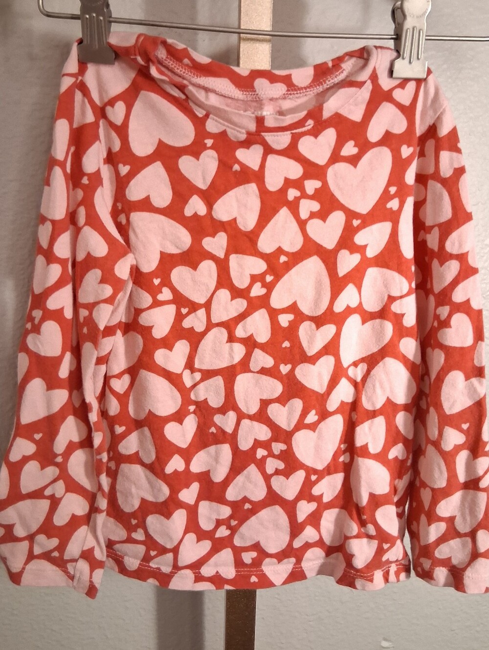 Old Navy 5T Heart Long Sleeve Top Shirt